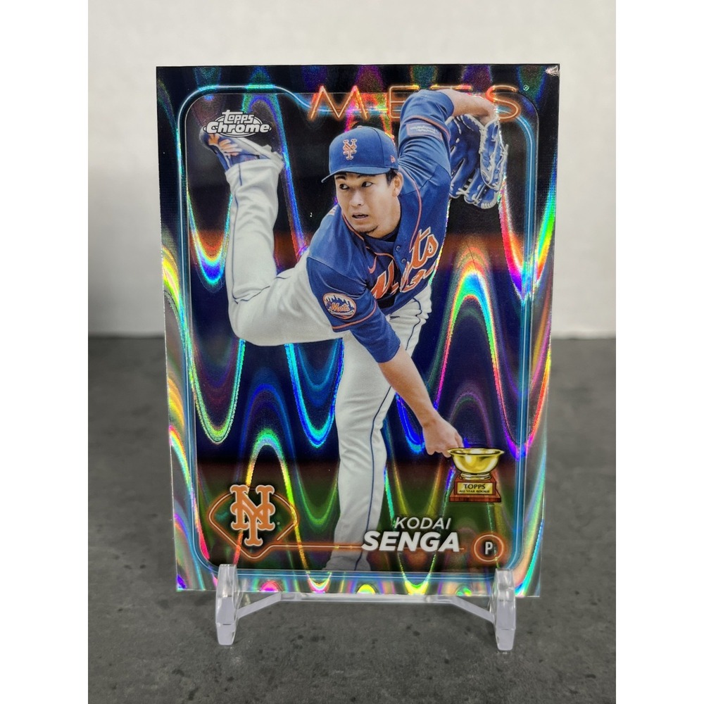 2024 Topps Chrome Kodai Senga Raywave Refractor New‎ York Mets
